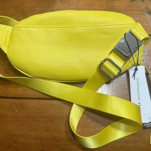 NWT Aimee Kestenberg Yellow Milan Bum Bag - Picture 7 of 10